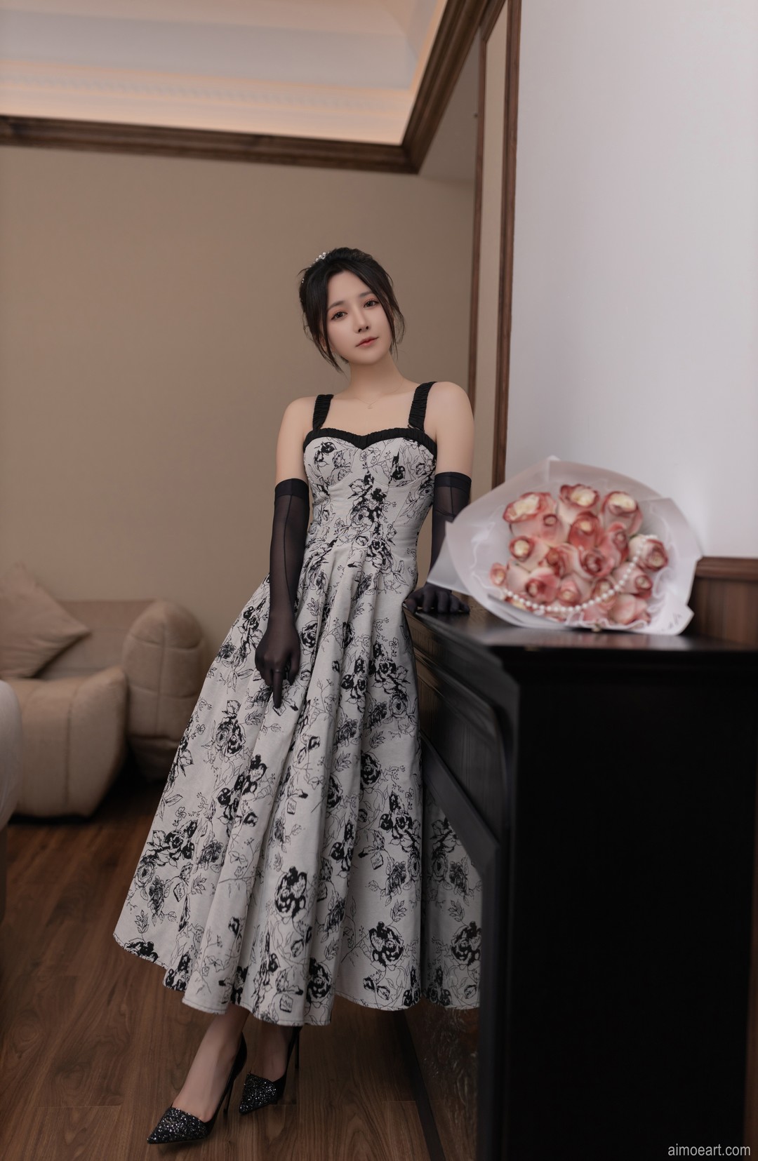 鱼子酱Fish高清写真合集：甜美古风黑丝教师多风格图集197套【无水印/300GB】
